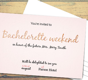 Bachelorette Party Invitations