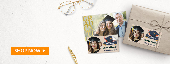 Design personalized graduation stickers