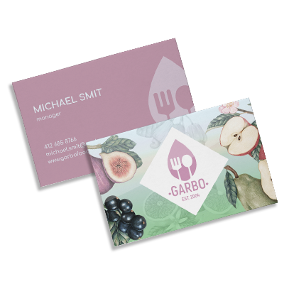 European sized business cards