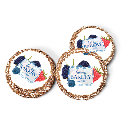 Bakery fresh custom printed Oreo cookies, hand-dipped